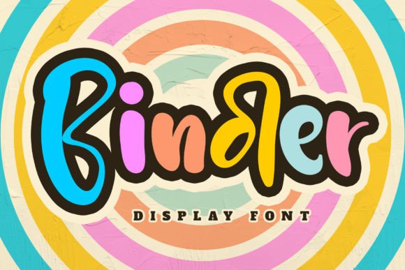 Adding Whimsy and Wonder: The Binder Display Font