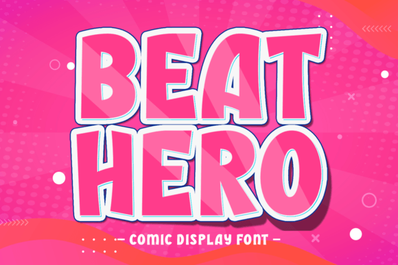 Beat Hero: A Playful Display Font for Bold Visuals