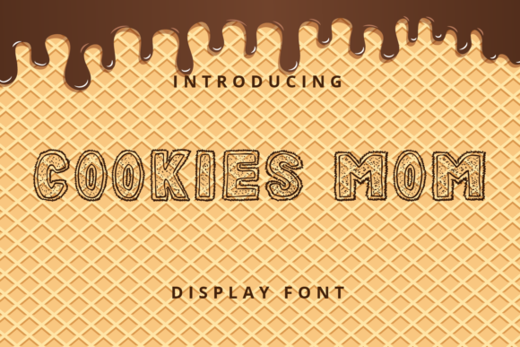 Cookies Mom: A Playful Display Font for Joyful Designs