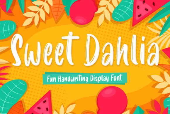 Discovering Sweet Dahlia: A Playful Brush Font for Creative Projects