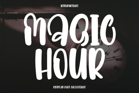 Discovering the Whimsical Magic Hour Typeface for Your Projects